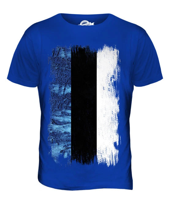 ESTONIA GRUNGE FLAG MENS T SHIRT TEE SHIRT XS S M L XL 2XL 3XL 4XL 5XL