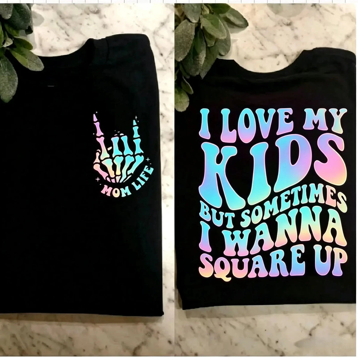 mom life shirt I love my kids but want to square up humor popular trending mama