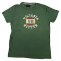 Rollas Shirt Mens LARGE Green Victoria Bitter VB Short Sleeve Cotton Size L
