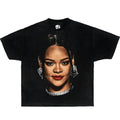 Rihanna Boxy Vintage Shirt Graphic Rap Tees Oversized Streetwear Y2K