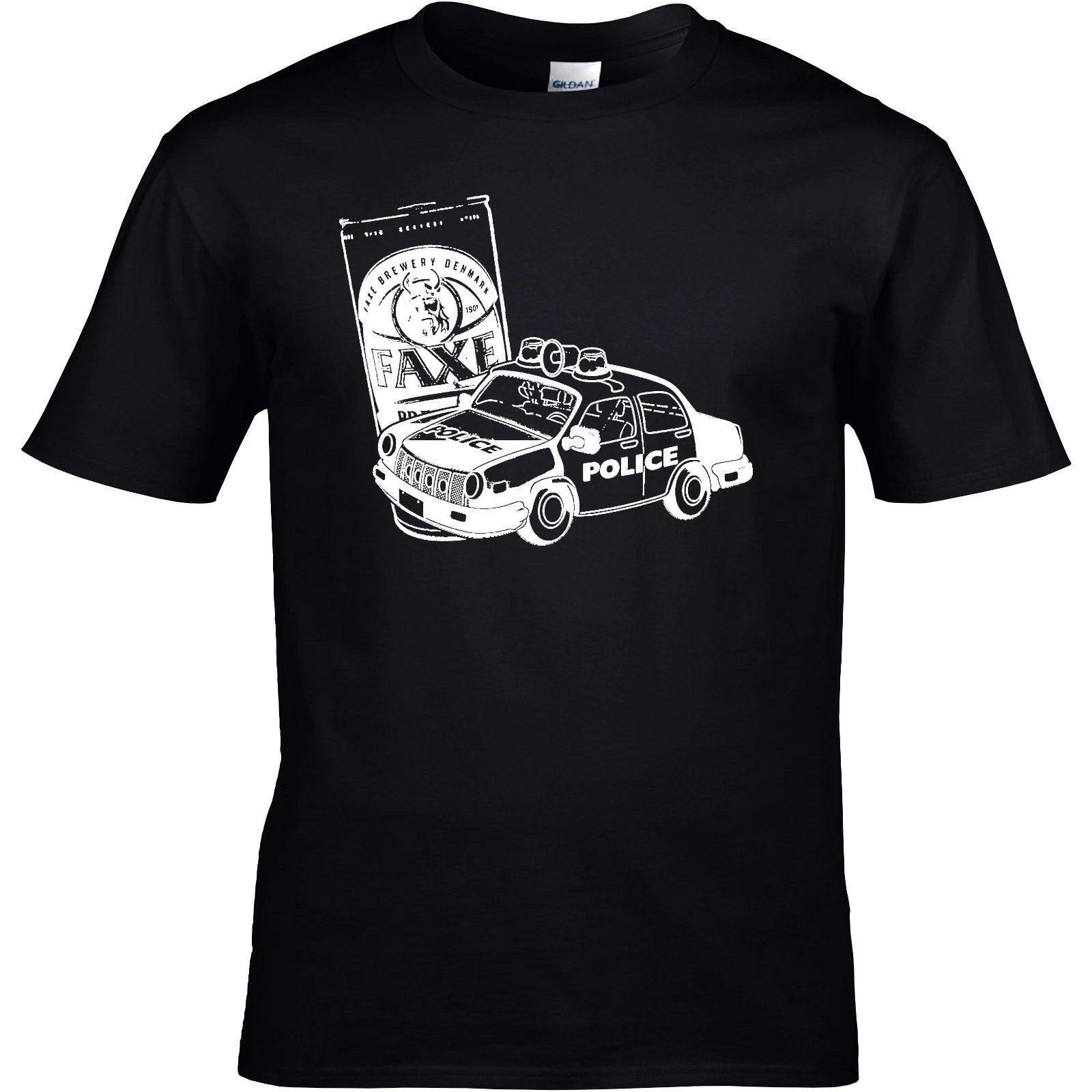 FAXE POLICE T-Shirt NEW S-3XL Punk Punk Rock AC/AB FCK CPS Fuck Cops Punk Shirt