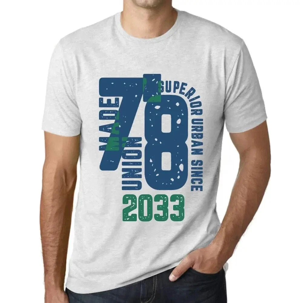 Men's Graphic T-Shirt Superior Urban Style Since 2033 Eco-Friendly Limited