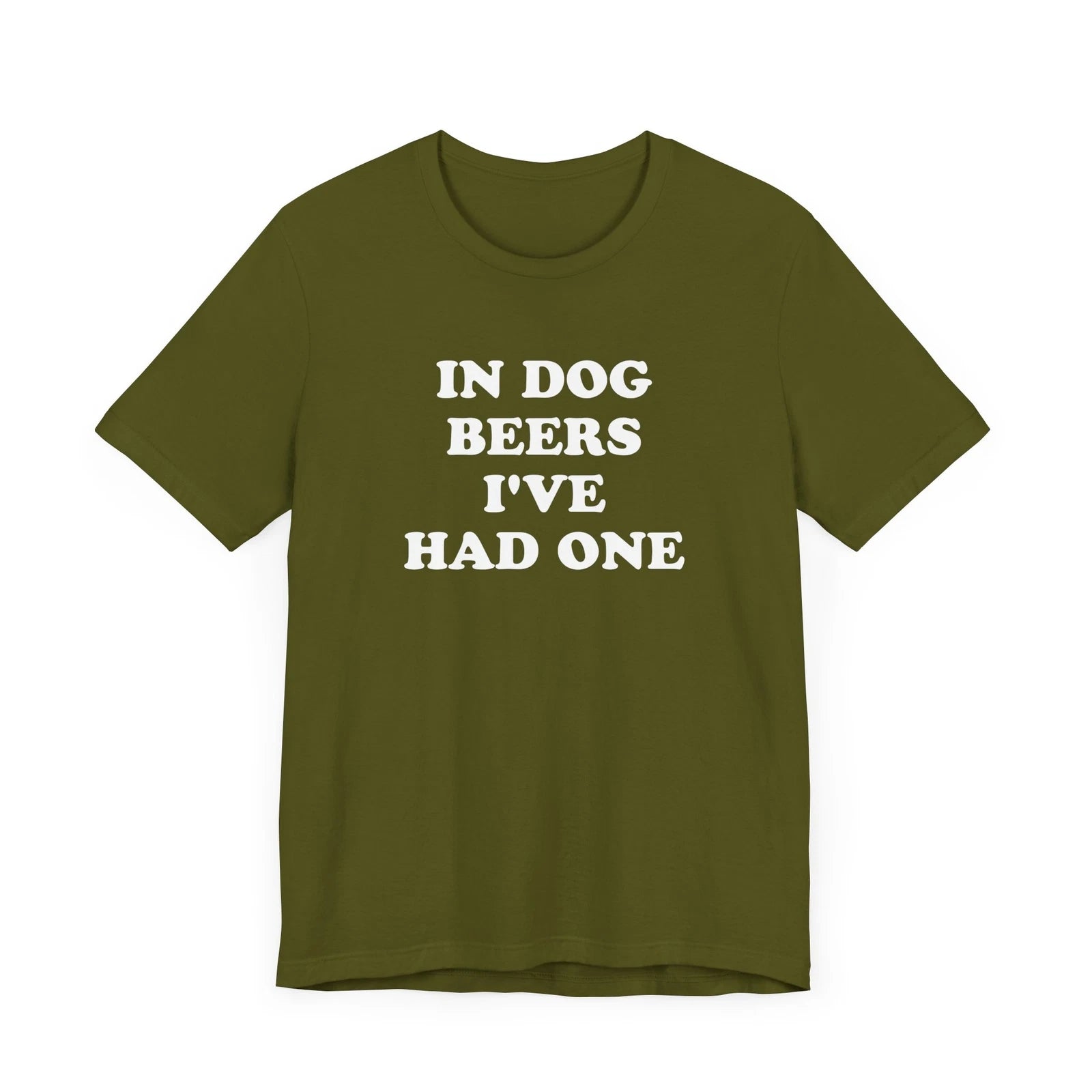 In Dog Beers I've Had One T-Shirt, Drinking Shirt, Dog Lover, Drunk Party Gift