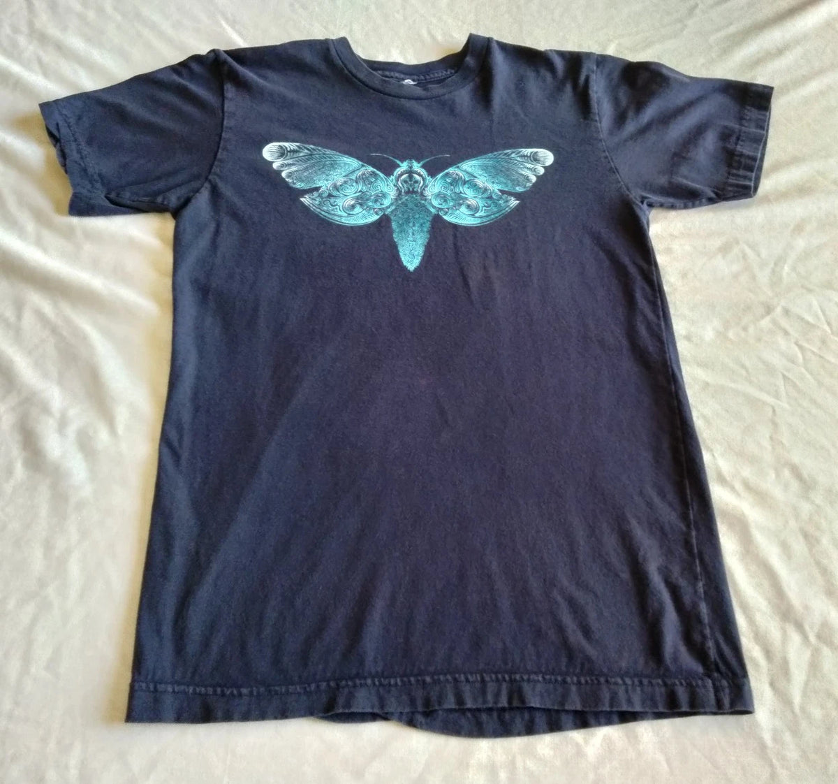 Death's Head Moth Nightmoth Blue T-shirt