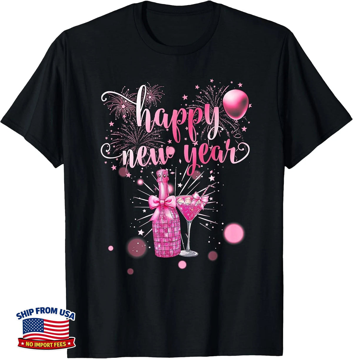 Happy New Year 2027 Tees T-Shirt Image 1 of 4