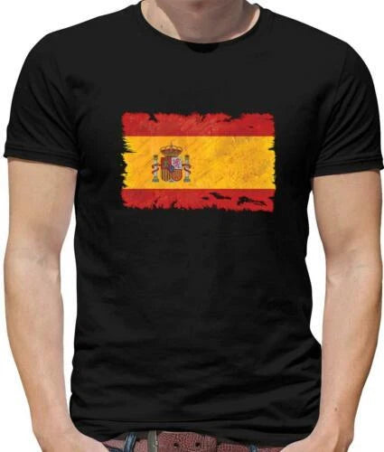 Spain Flag Grunge T-Shirt - Madrid - Barcelona - Country - Travel