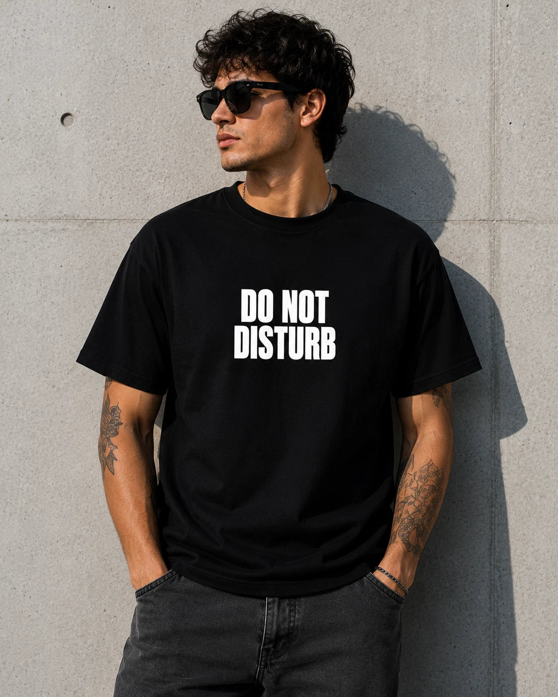 Do Not Disturb Shirt Funny Introvert Minimalist Graphic Tee