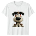 Cute Dog Illustration T-Shirt Terrier Dog Lovers Birthday Gift For Him And Her