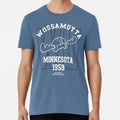 Rocksy And Bullwinkle Wossamotta U Athletics S to 5XL Made in the USA T-Shirt