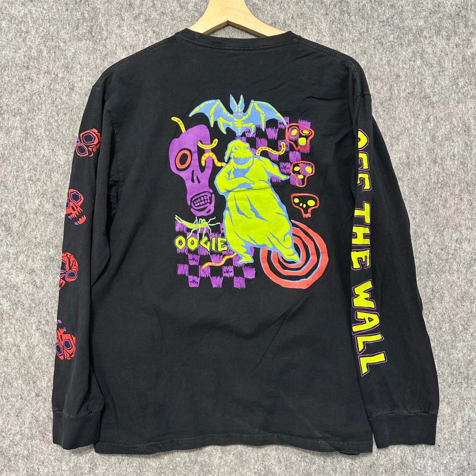 Vans Tim Burton The Nightmare Before Christmas Oogie Boogie Shirt Mens Sz M