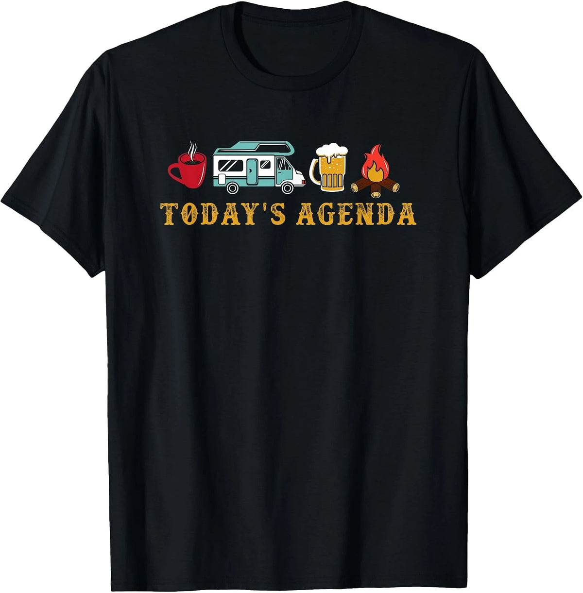 RV Camping Enthusiast Adventure T-Shirt - Perfect for Outdoor Lovers