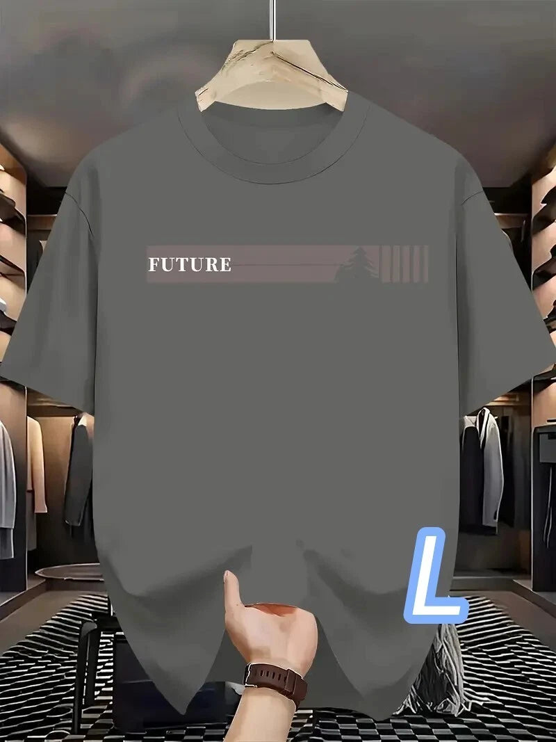 Dry T Light Gray Size L Future Quick drying breathable material Size Simple T