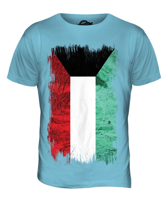 KUWAIT GRUNGE FLAG MENS T SHIRT TEE SHIRT XS S M L XL 2XL 3XL 4XL 5XL