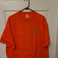 Anti Social Social Club Burnout Tee Orange Cotton 2XL Short Sleeve Graphic