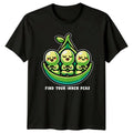 Find Your Inner Peas Yoga T-Shirt Cute Cartoon Meditating Peas Tee