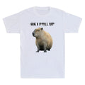 Capybara Ok I Pull Up Funny Capybara Animal Lover Short Sleeve T-Shirt SU15