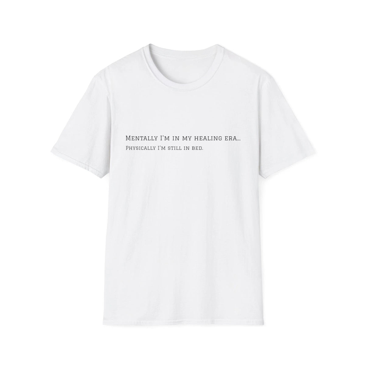 Healing Era Unisex Softstyle T-Shirt | Comfort, Motivation, Self-Care, Gift  Image 1 of 4