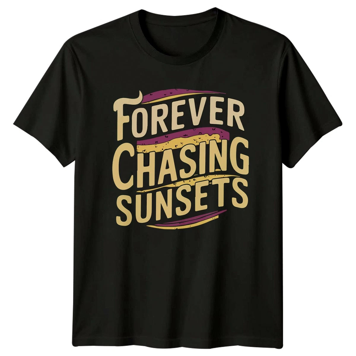 Forever Chasing T-Shirt Beach Travel Aesthetic Vacation Gift For Him And Her