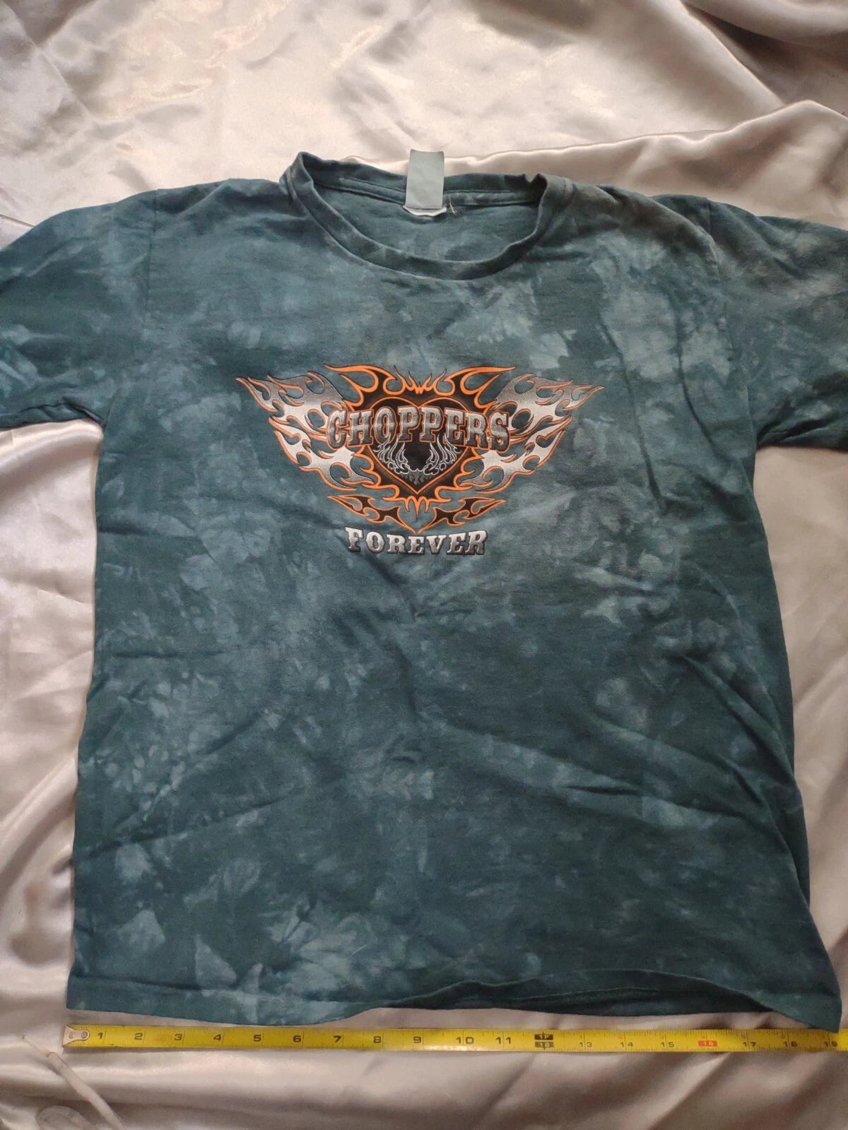 CHOPPERS FOREVER logo, Tye Dye, size ladies Small t shirt