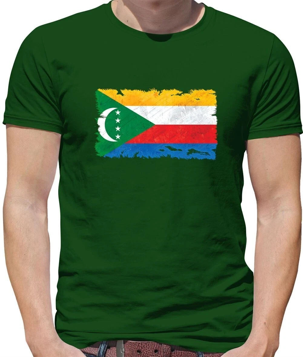 Komoren Grunge Stil Flagge - Herren - Moroni Afrika Land Flaggen