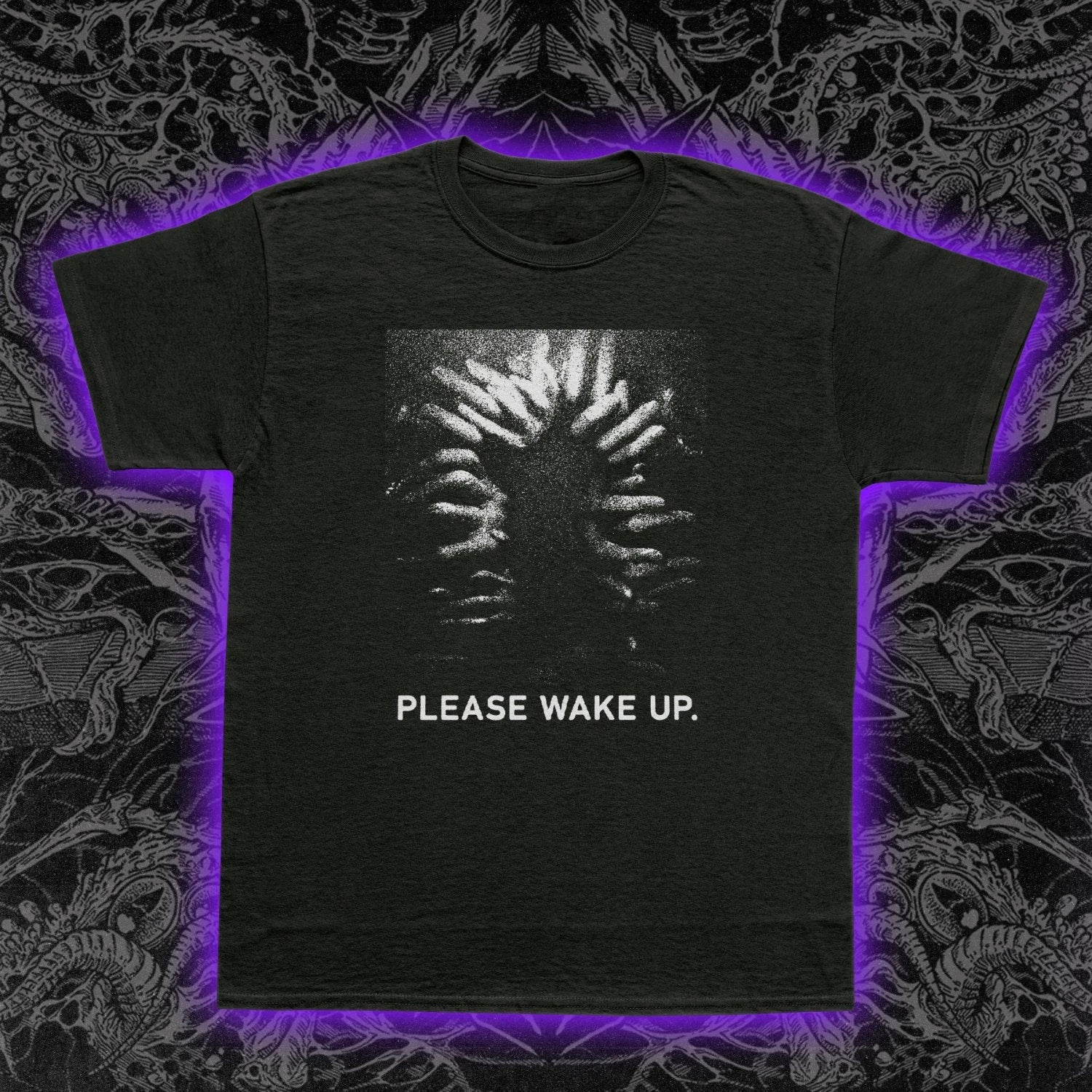 Please Wake Up Come True T-Shirt Cult Film Horror Movie Surrealist Art S-5XL