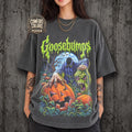 Goosebumps Halloween Shirt - Headless Pumpkin Patch Slime Tee - 90s Horror Book