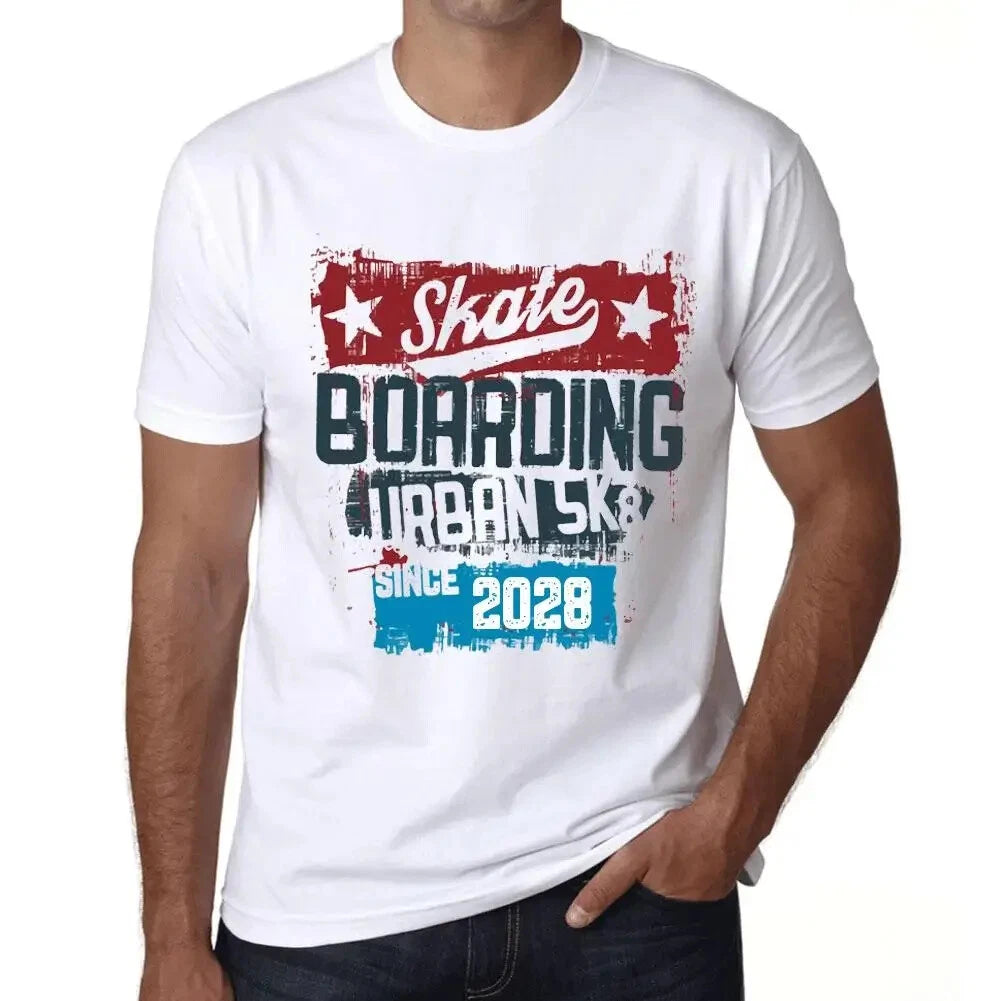Men's Graphic T-Shirt Urban Skateboard Since 2028 Eco-Friendly Limited Edition