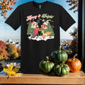 Merry And Bright Chip And Dale T Shirt Men Women Unisex Tshirt