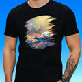 Mens Snail Motif Cotton T Shirt Size XS to 5XL
