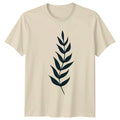 Minimalist Botanical Leaf Plant Stem T-Shirt Botanical Illustration Nature