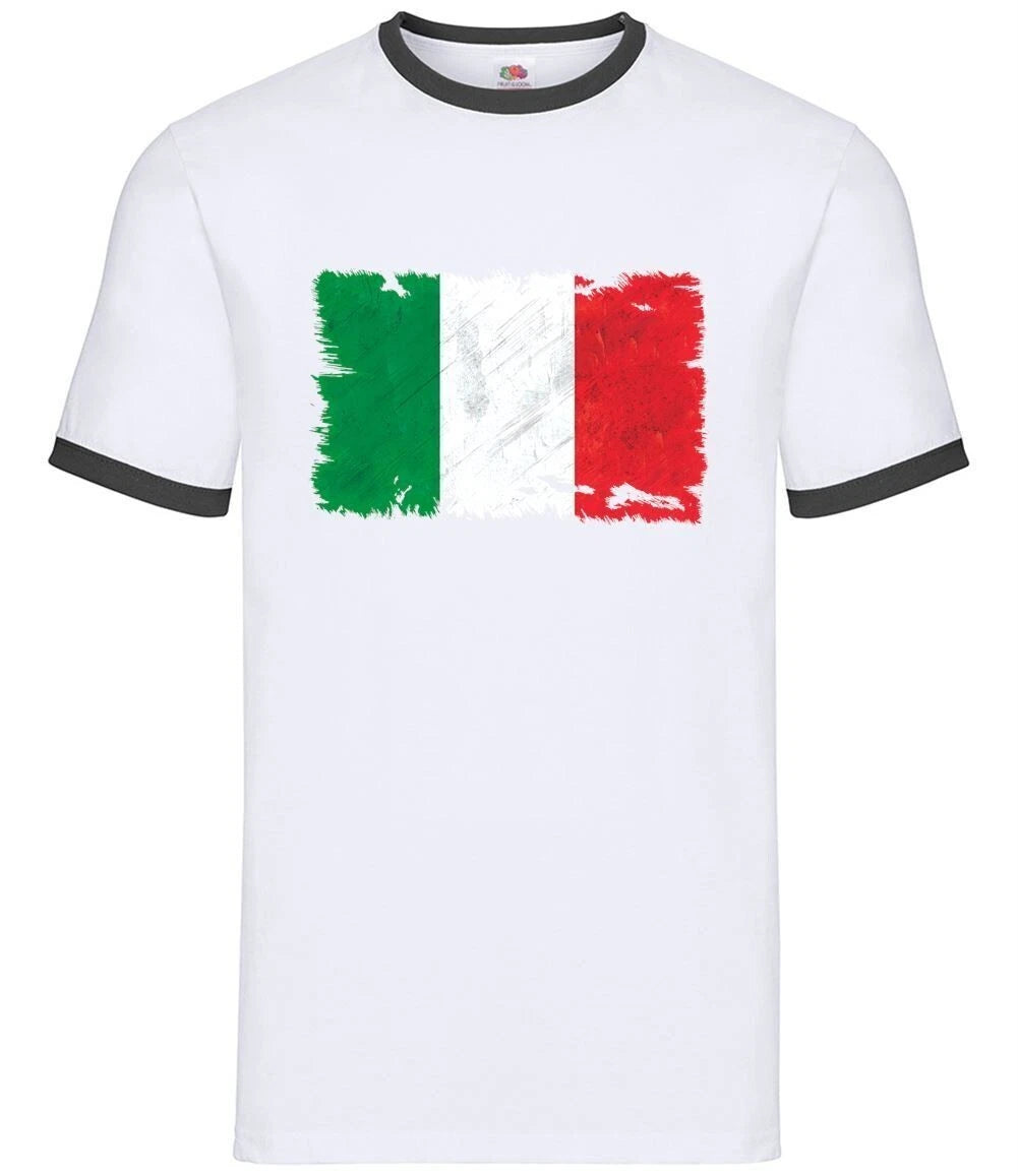 Italia Grunge Stile Bandiera - Uomo Suoneria - Italiano Bandiere Viaggio Paese