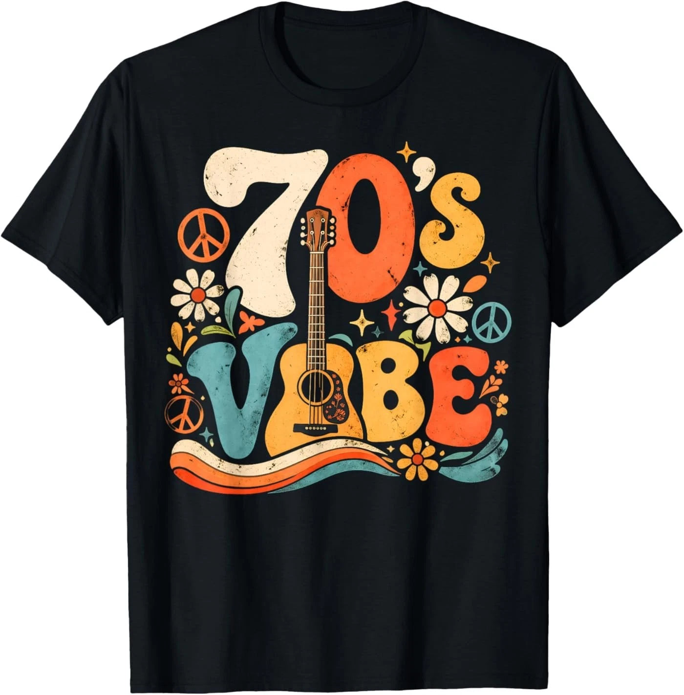 70's Vibe Retro Disco Vintage Hippie Seventies T-Shirt
