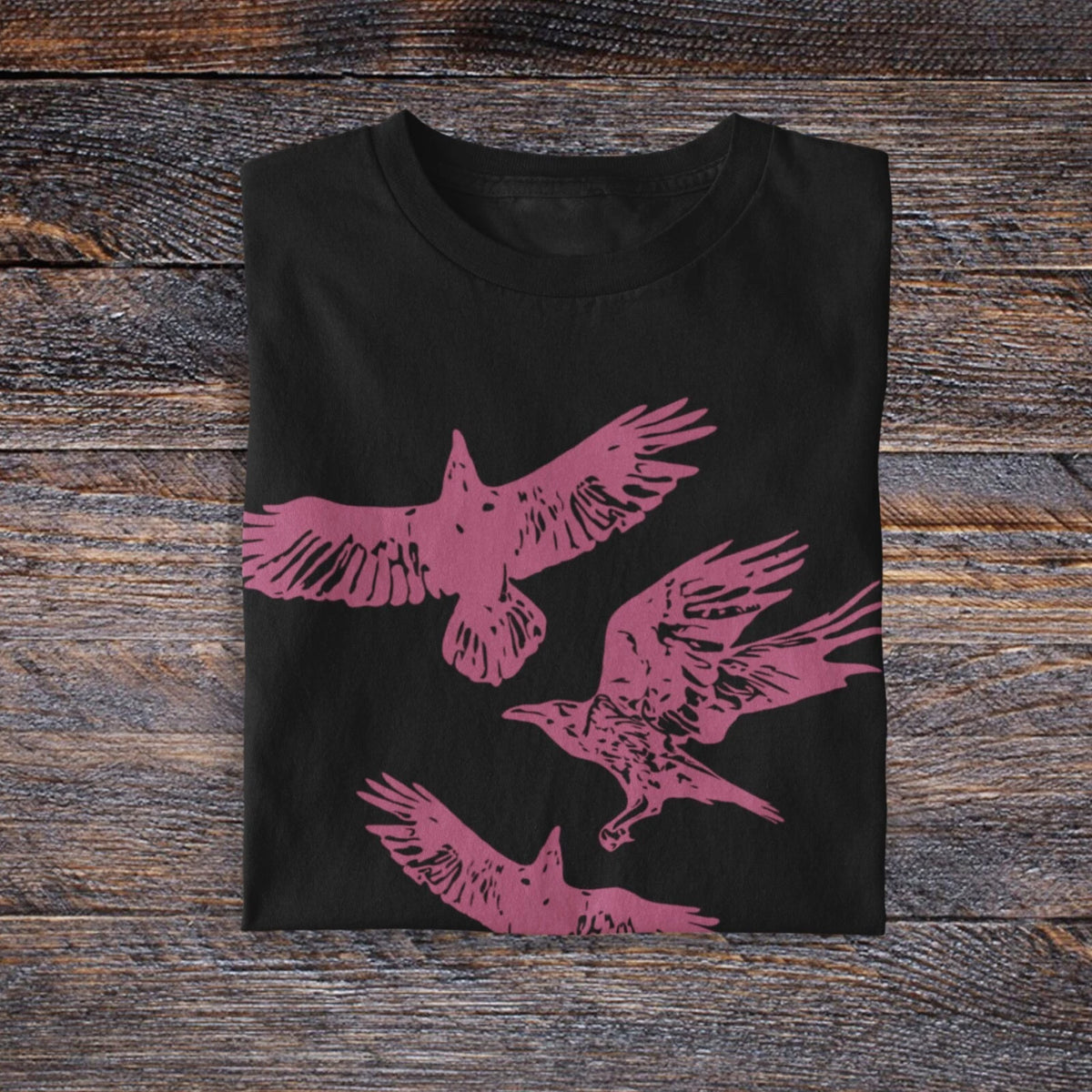 Raven Shirt, Pastel Goth TShirt, Dark Academia Grunge Clothing, Mall Goth T Shir