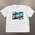 Mens Simple Fox Racing T-shirt SZ L