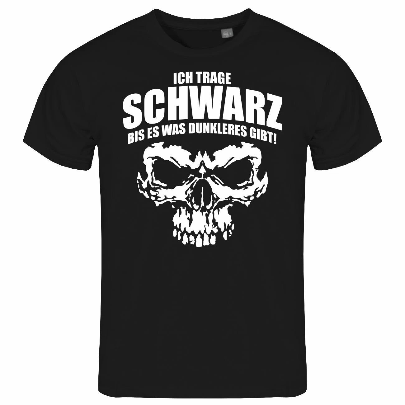 Men's T-Shirt I Wear Black Until There's Something Darker S - XXL Gothic Black
