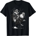 Country Raccoon Cowgirl Western Texas Graphic T-Shirt Image 1 of 3