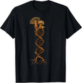 Mushroom DNA Mycology Shroom Hunter Fungi Foraging Mushrooms T-Shirt
