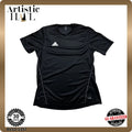 Adidas Climacool Black Jersey Shirt L Short Sleeve Crewneck