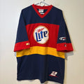 Vtg 90s Miller Light Beer Nascar Rusty Wallace #2 Winston Cup XL Shirt EUC NWOT