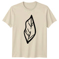 Minimalist Leaf Art Design T-Shirt Botanical Nature Birthday Gift