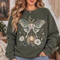 Luna Moth Shirt Celestial Lantern Moon Botanical Graphic Tee Moth Lover Gift