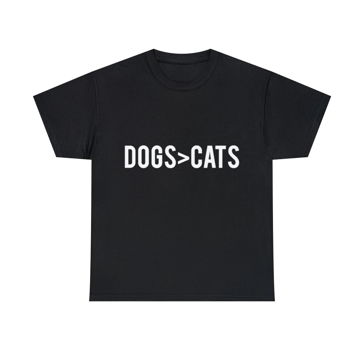 Dogs Greater Than Cats Graphic Tee Shirt, S-5XL