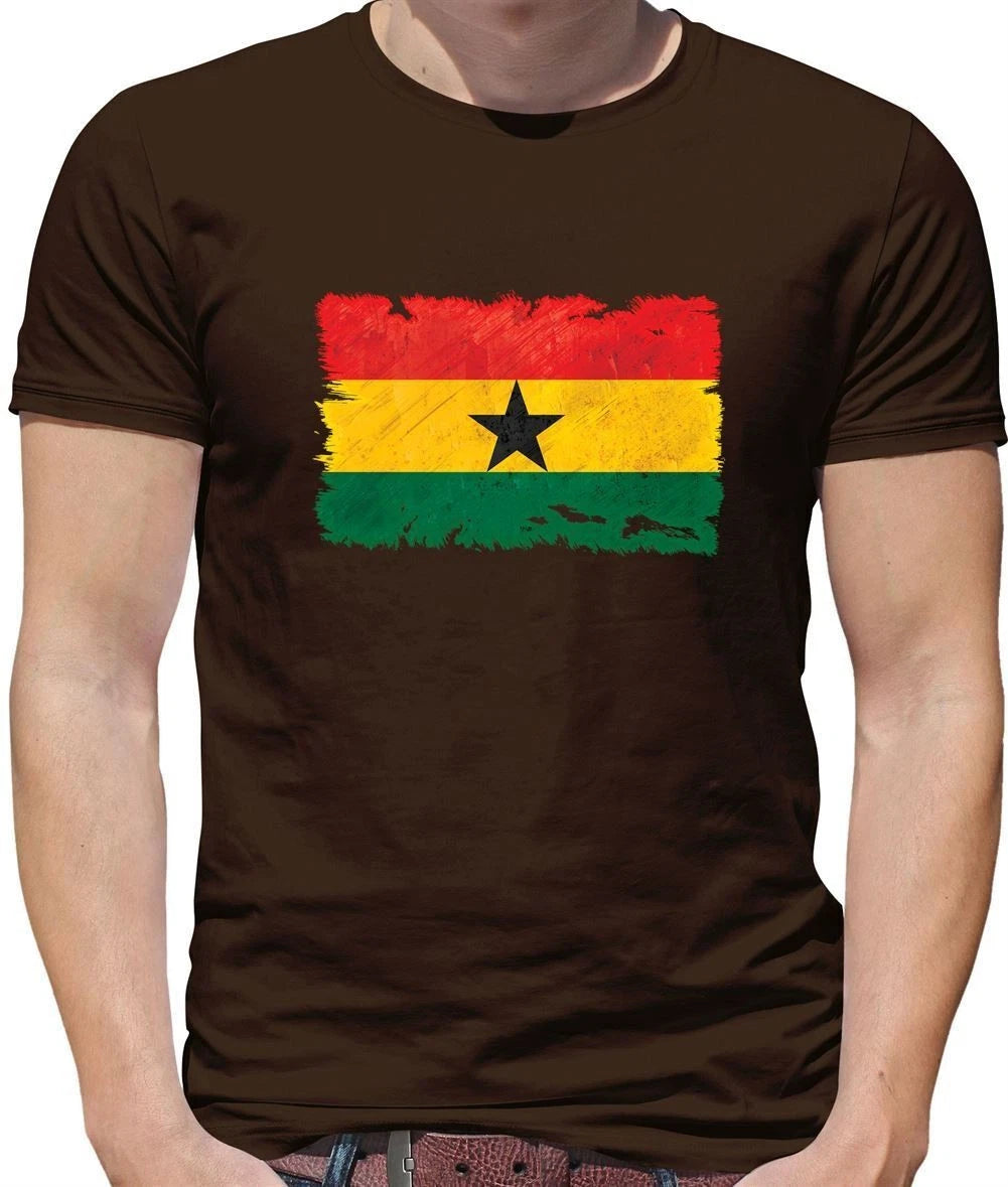 Ghana Grunge Style Flag - Mens - Ghanaian Country Travel Flags