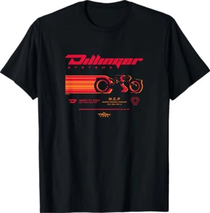 TRON Ares Dillinger Systems Lightcycle Design T-Shirt