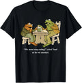 We Must Stop Eating Cried Toad Funny Frog Storybook Illustration Tee