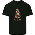 Wine Christmas Tree Xmas Alcohol Funny Mens Light Cotton T-Shirt