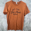 Thanksgiving Shirt Get Your Fat Pants Ready Graphic Tee M Friendsgiving Turkey