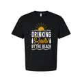 Drinking Beer By The Beach Graphic Tee