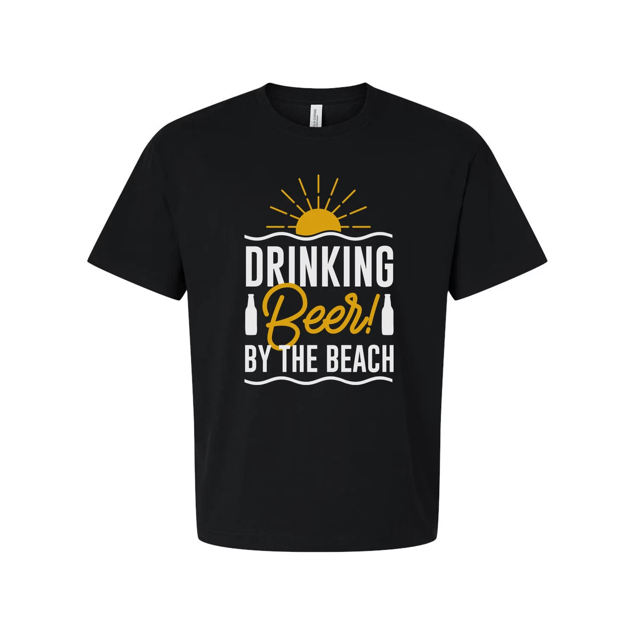 Drinking Beer By The Beach Graphic Tee