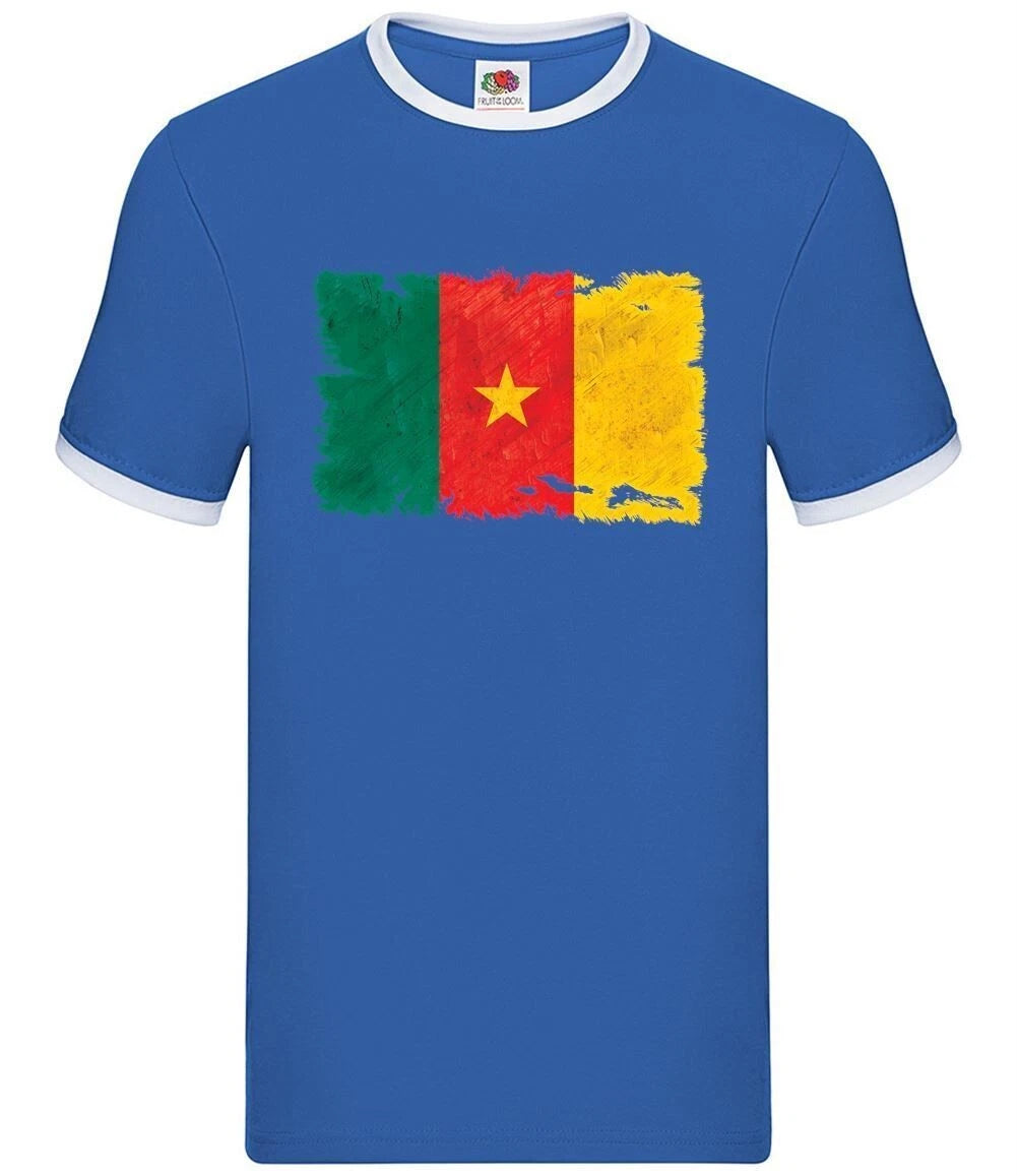 Cameroon Grunge Flag - Mens Wrestler - Yaounde Country Travel Africa Cameroonian